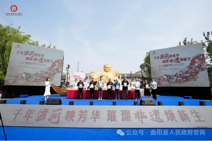 国家级非遗传承人王树昌大师受邀参加天津第六届“运河记忆”非物质文化遗产宣传展示活动